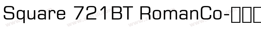 Square 721BT RomanCo字体转换